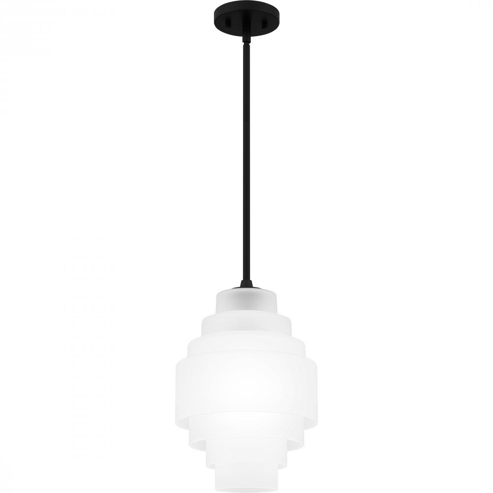 Driscoll 1-Light Matte Black Pendant Light