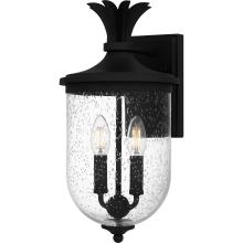 Quoizel HVN8408EK - Havana 2-Light Earth Black Outdoor Wall Lantern