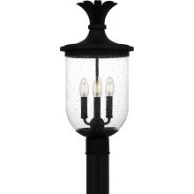 Quoizel HVN9010EK - Havana 3-Light Earth Black Outdoor Post Lantern