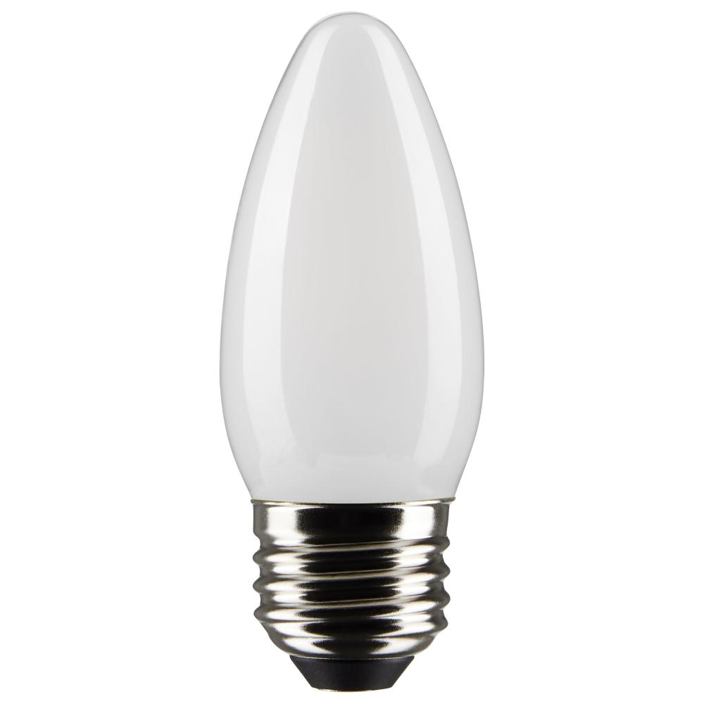 4 Watt B11 LED Filament; Frost; Medium base; 90 CRI; 2700K; 120 Volt
