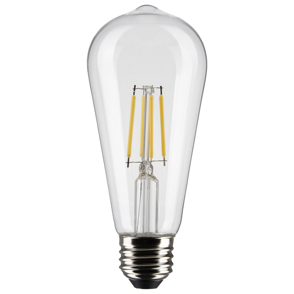 5 Watt ST19 LED Filament; Clear; Medium base; 90 CRI; 2700K; 120 Volt
