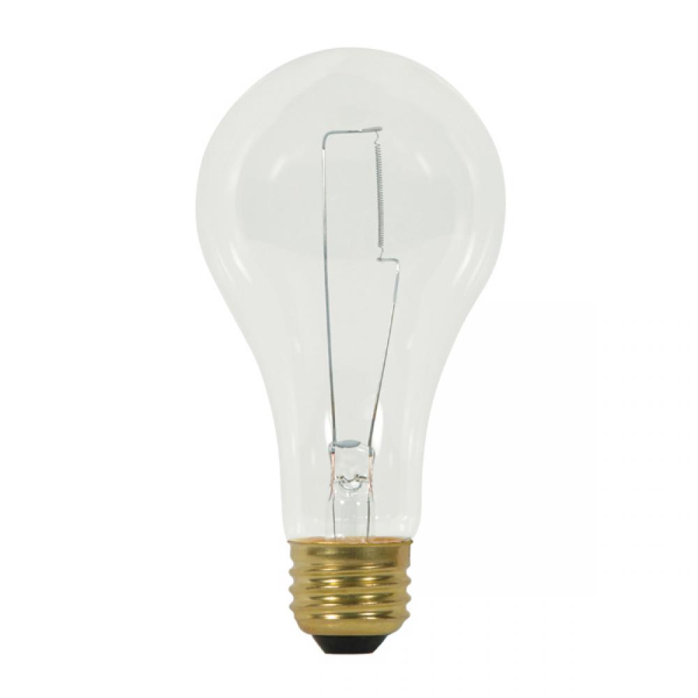 200 Watt A23 Incandescent; Clear; 2500 Average rated hours; 2900 Lumens; Medium base; 120 Volt;