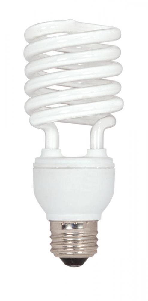 26 Watt; Mini Spiral Compact Fluorescent; 2700K; 82 CRI; Medium base; 120 Volt; Shatter Proof