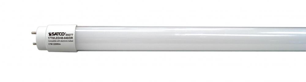 Discontinued - 17 Watt T8 LED; Medium bi-pin base; 4000K; 50000 Average rated hours; 2200 Lumens;