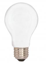 Satco Products Inc. S4461/TF - 52 Watt A19 Incandescent; Frost; 1500 Average rated hours; 745 Lumens; Medium base; 120 Volt;
