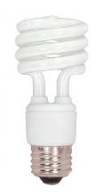 Satco Products Inc. S7218/TF - 13 Watt; Mini Spiral Compact Fluorescent; 4100K; 82 CRI; Medium base; 120 Volt; Shatter Proof