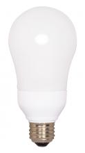 Satco Products Inc. S7293/TF - 15 Watt; A19 Compact Fluorescent; 5000K; 82 CRI; Medium base; 120 Volt; Shatter Proof