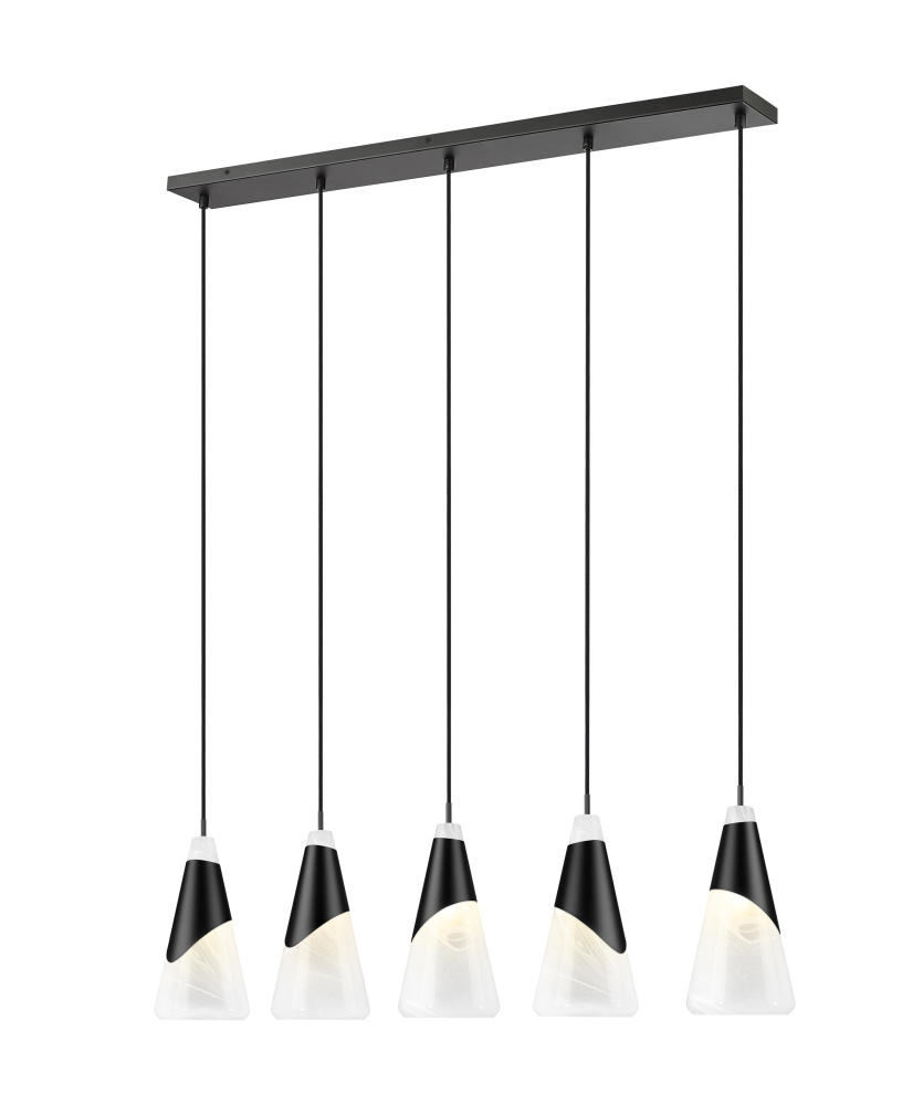 5 Light Linear Chandelier
