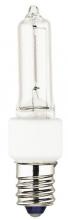Westinghouse 624500 - 60W T3 Halogen Single-Ended Xenon Krypton Clear E12 (Candelabra) Base, 120 Volt, Card