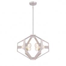 Westinghouse 6577100 - 6 Light Chandelier Brushed Nickel Finish