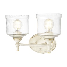 Golden 0806-BA2 AI-HWG - Golden Lighting Keating 2-light Vanity in Antique Ivory