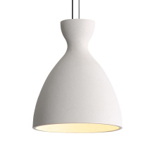 Golden 2173-10 WCT - Golden Lighting Aethera 10in Integrated LED Pendant in White Sandstone Cement