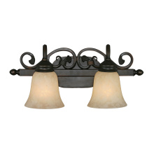 Golden 4074-2 RBZ - Wry Lighting Belle Meade 2-light Vanity in Rubbed Bronze