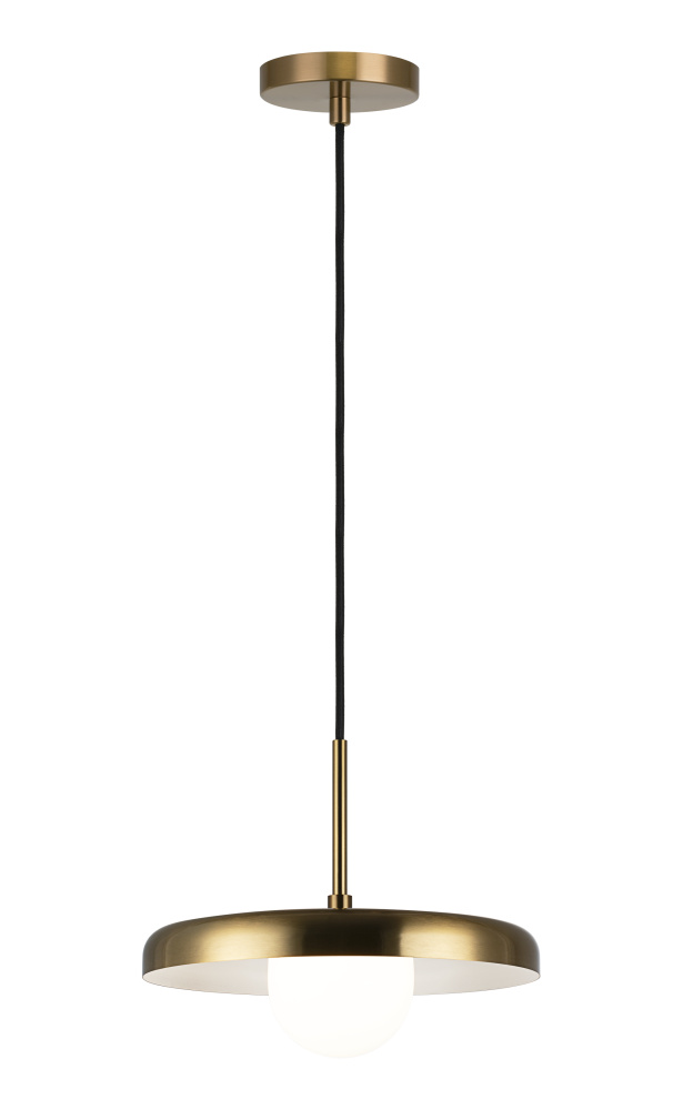 Creston Aged Gold Brass Pendant