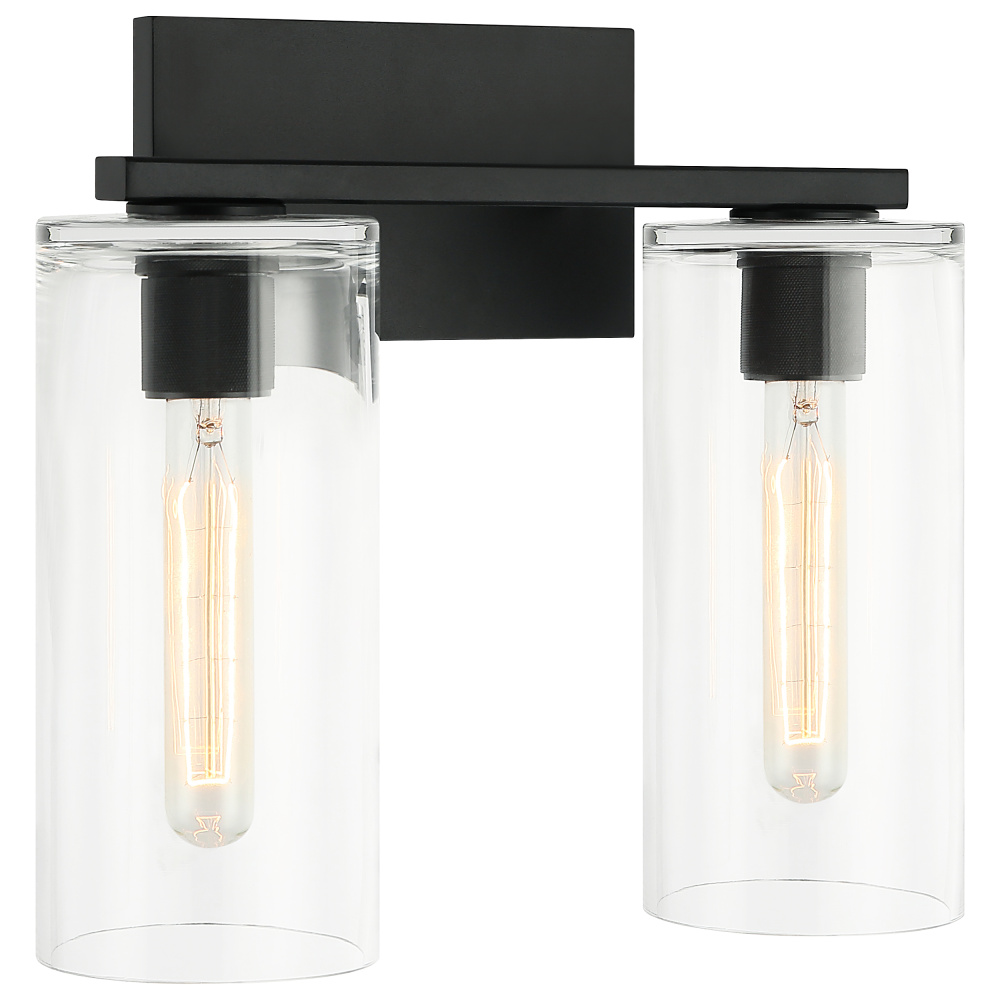 Lincoln Matte Black Wall Sconce