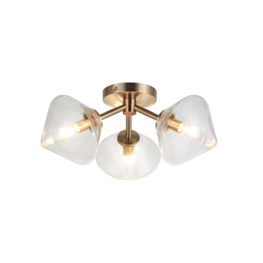Novo Aged Gold Brass Ceiling Mount