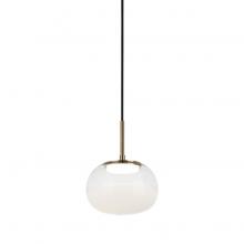 Matteo Lighting C60501AGWH - Jayce Aged Gold Brass Pendant