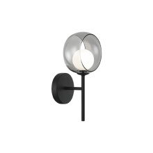 Matteo Lighting W60601BKSM - DELCIA Wall Sconce