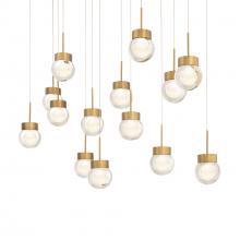 Modern Forms US Online PD-82014L-BK - Double Bubble Multilight Pendant Light