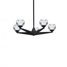 Modern Forms US Online PD-82024-BK - Double Bubble Chandelier Light