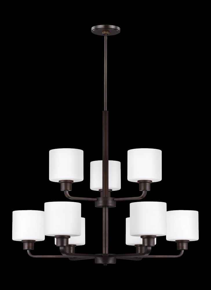 Canfield Nine Light Chandelier
