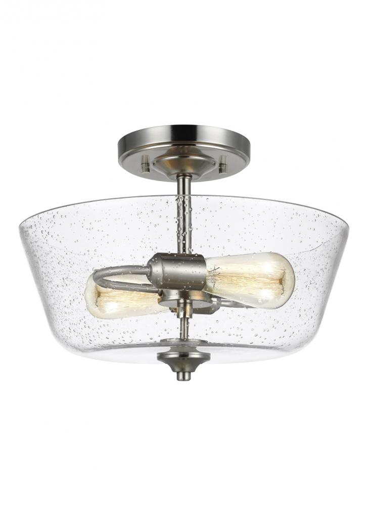 Belton Two Light Ceiling Semi-Flush Mount