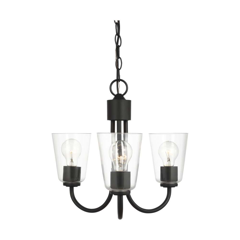 Miles Three Light Chandelier