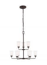 Generation Lighting 3115209-710 - Kerrville Nine Light Chandelier