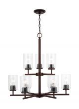 Generation Lighting 31172-710 - Oslo Nine Light Chandelier
