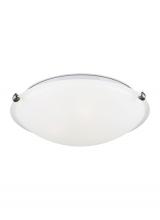 Generation Lighting 7543503-962 - Clip Ceiling 3-Light Flush Mount