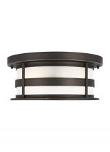 Generation Lighting 7890902-71 - Wilburn Two Light Outdoor Flush Mount