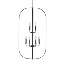 Generation Lighting GLC1329MBK - Loretto Nine Light Chandelier