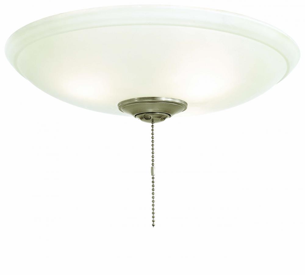 UNIVERSAL 12 1/4" LED FROSTED WHITE GLASS LIGHT KIT