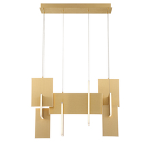 Eurofase 37345-013 - COBURG,CHANDELIER,LED,LNR,GOLD