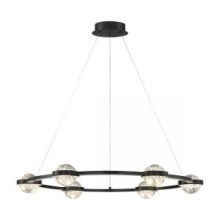Eurofase 39308-016 - CIRCOLO, 6LT LED CHAND, BLK