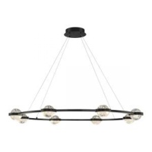 Eurofase 39309-013 - CIRCOLO, 8LT LED CHAND, BLK