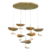 Eurofase 41909-010 - LAGATTO,7LT CHANDELIER,BRZ