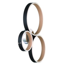 Eurofase 43894-017 - VERDURA,RND,LED,FLUSHMOUNT,BLK