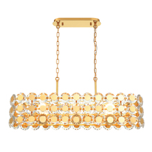 Eurofase 44287-020 - PERRENE, ISLAND CHANDELIER, GD