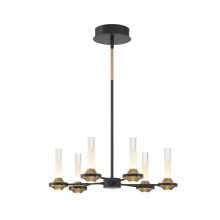 Eurofase 45712-012 - Torcia, 6LT Chandelier S, BLK