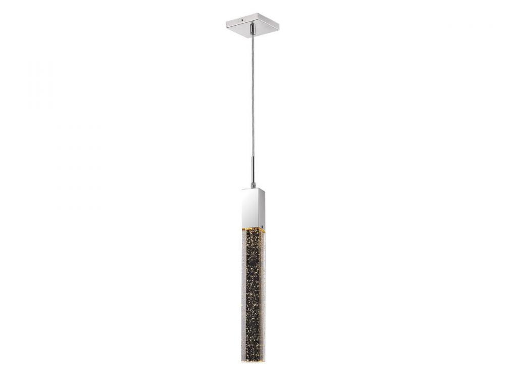 The Original Glacier Collection 1 Light Bubbled Crystal Pendant