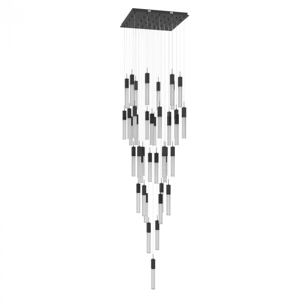Boa Collection 41 Light Studded Glass Multi Port Pendant