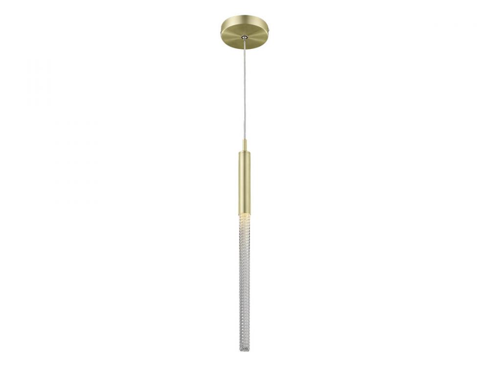 Main Street Collection 1 Light Studded Glass Pendant