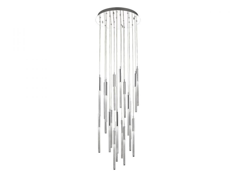 Main Street Collection 21 Light Studded Glass Multi Port Pendant