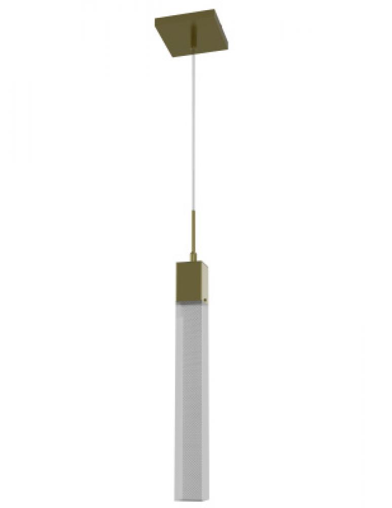 The Original Glacier Snow Collection 1 Light Acyrlic Pendant