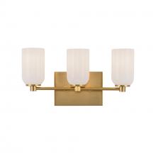 Kuzco Lighting Inc VL57718-BG/GO - Nola 18-in Brushed Gold/Glossy Opal Glass Socket Vanity Light