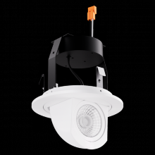 Elco Lighting EL49730W - 4" LED ADJSTBL TRIM 0-90DEG 840LMN DIM 3K