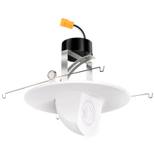 Elco Lighting EL697CT5B2 - 6" LED ADJ TRIM 0-90° 840LM DIM 5CCT BLK