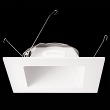 Elco Lighting ELK6829W - 6" SQR ADJ TRIM FOR KOTO WHT