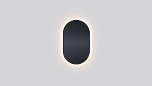 Oxygen 3-1401-15 - ARGO 22x36 CAPSULE LED MIRROR - BK